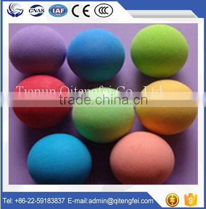 Concrete pump pipeline orange sponge natural sponge foam cleaning ball