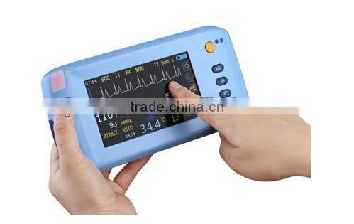 Mini 5 inch Touch Screen Multi-parameter Patient Monitor Medical Electronic Apparatus AJ-3000Palm