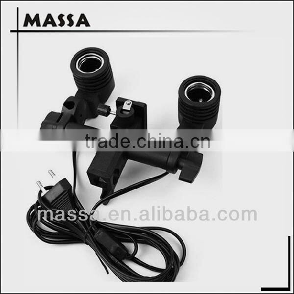 Studio E27 AC Swivel Socket Adatper Light Stand Mount Umbrella Lamp Bulb Holder