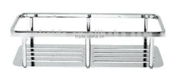 Stainless steel bath corner shelf, stainless steel single tier corner rack, 725