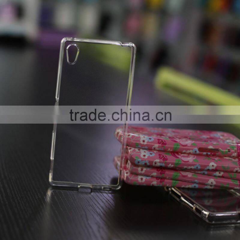 China Supplier phone case manufacturer full protective tpu rubber skin case for sony z4