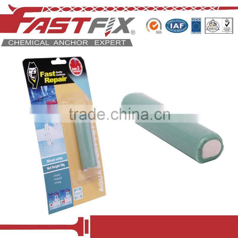50g Swimming pool equipment fixing aqua epoxy putty stick