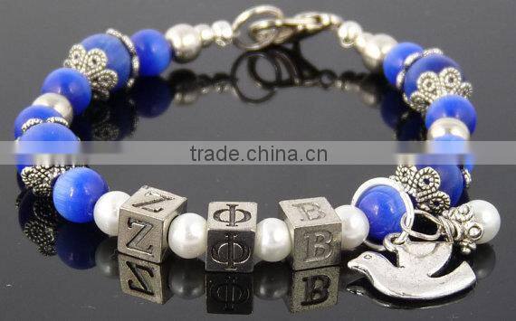 rhinestone crystal brooch Zeta Phi Beta LIFE MEMBER lapel pin