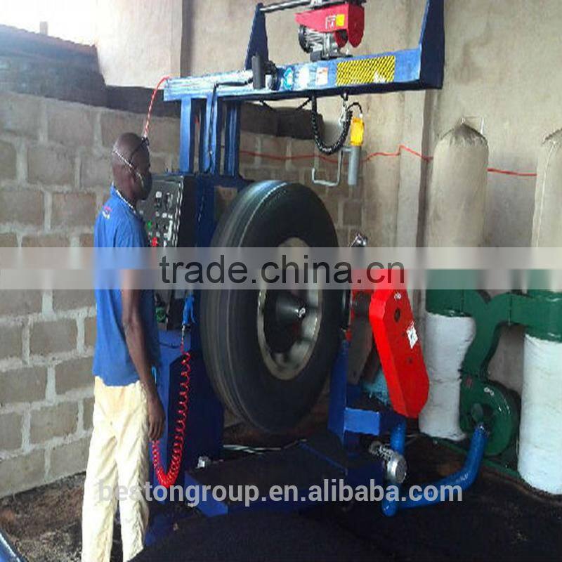 High efficiency crushing plant scrap tyre rubber powder recycling machine with CE