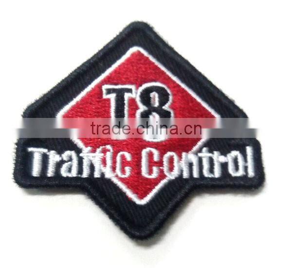 embroidery patch for garments , customized embroidery patch