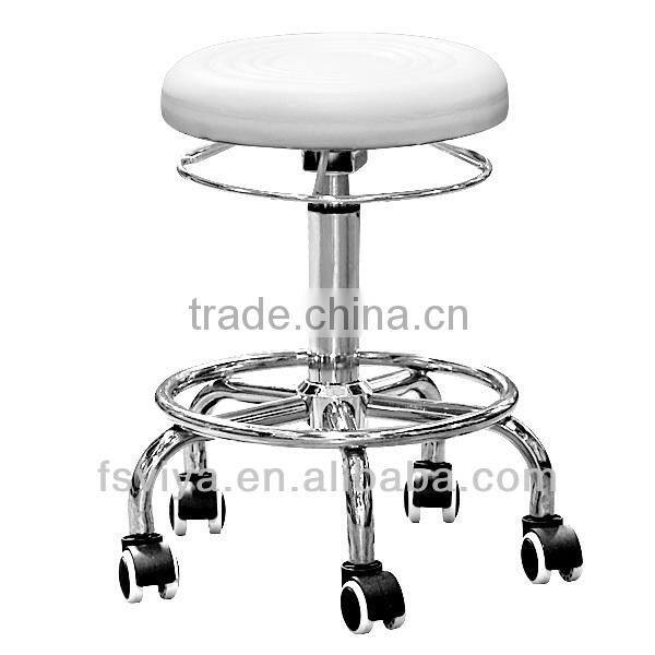 RC10052 adjustable stool with wheels spa stool