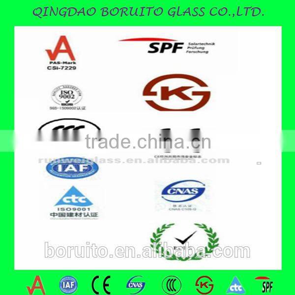 China supplier 4-12mm standard size tempered building glass for balcony railing with competitive price