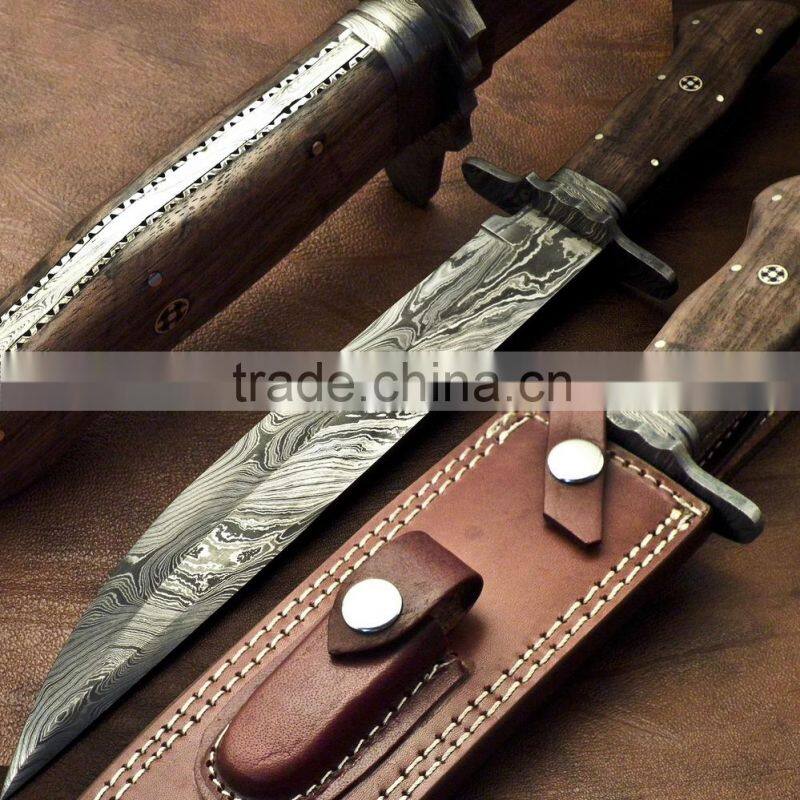 Bowie Hunting White bone handle Turkish Twist