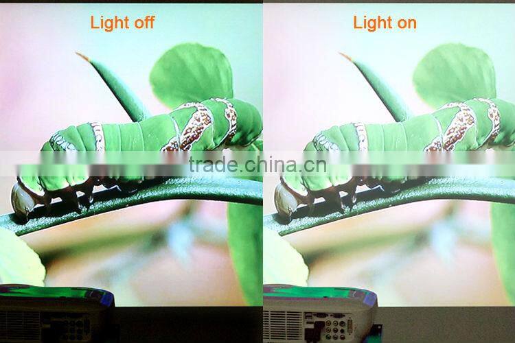 RGB 3 LED 3 LCD 1920 X 1080 WQXGA 3000 Lumens video projector screen for led projector