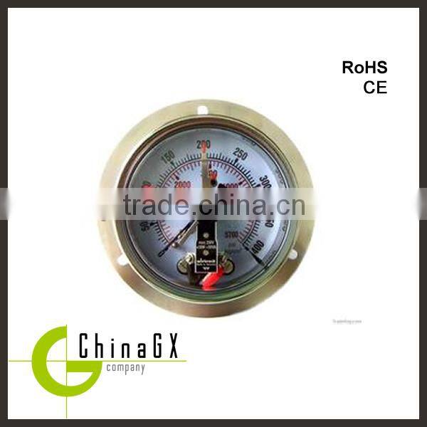 All stainless Oil filled pressure gauge