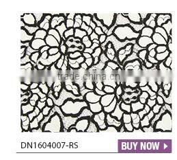 New type high quality embroidery violet elegant tulle lace fabric