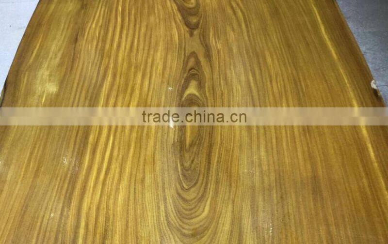 2016 Foshan Fatory Supply Africa Natural Side Pure Teakwood Table Top Use