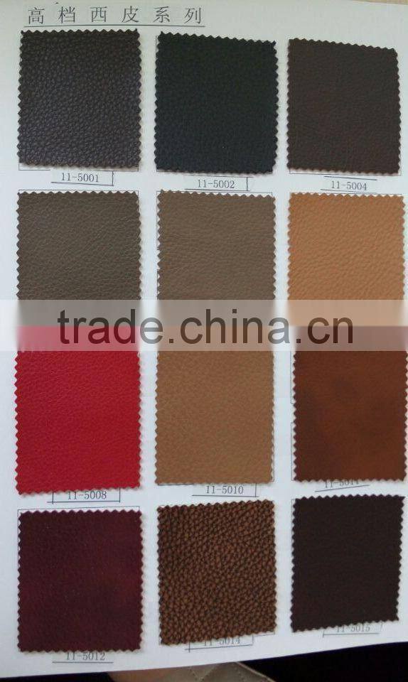 Brown leather solid legs hotel sofa XY3438