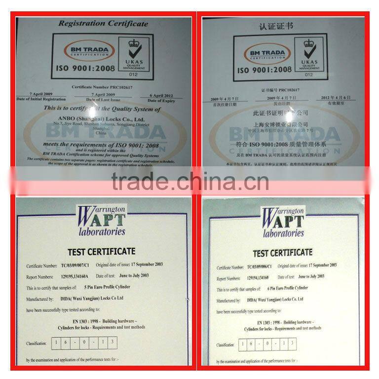 High quality Europe Standard lever mortise lock with cylinder