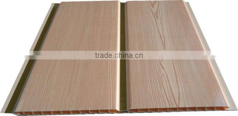 Trinidad 10'' middel groove plastic ceiling with shine gold strip G131