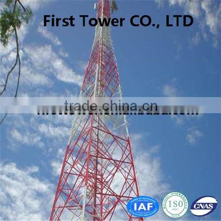 Galvanized lattice steel tower manufacturer