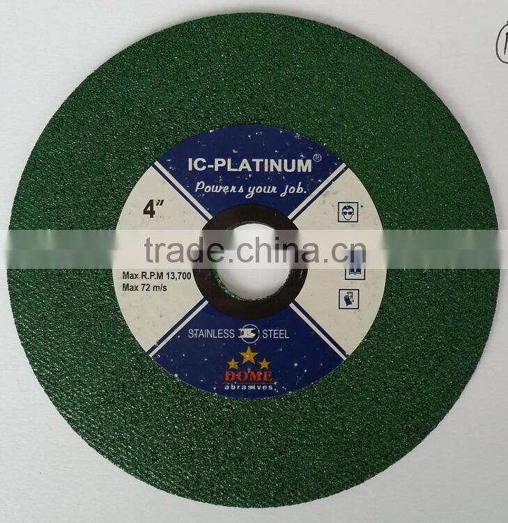 General purpose metalresin bonded diamond cutting wheel