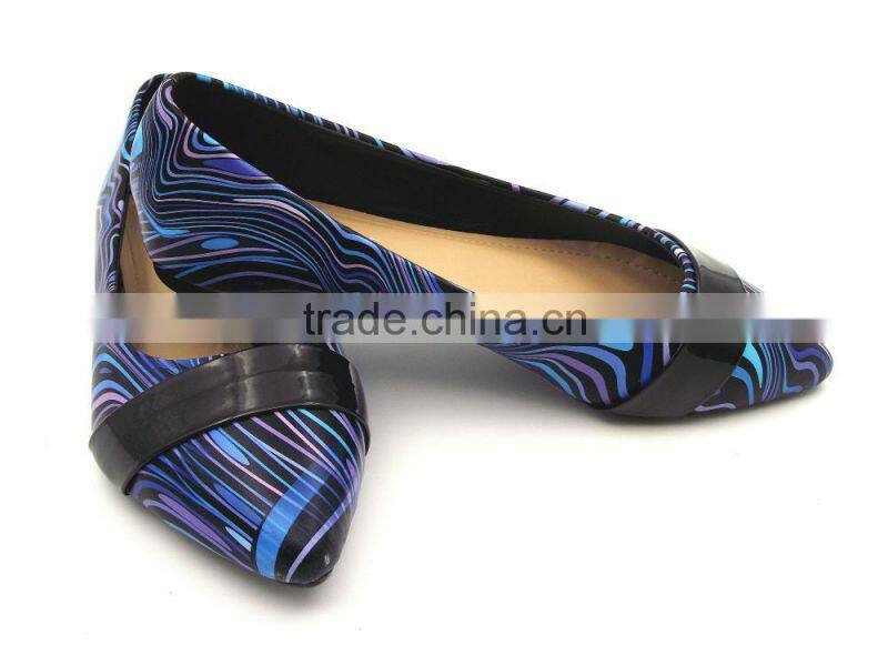 2016 new style hot sell multicolor flat shoe in stock