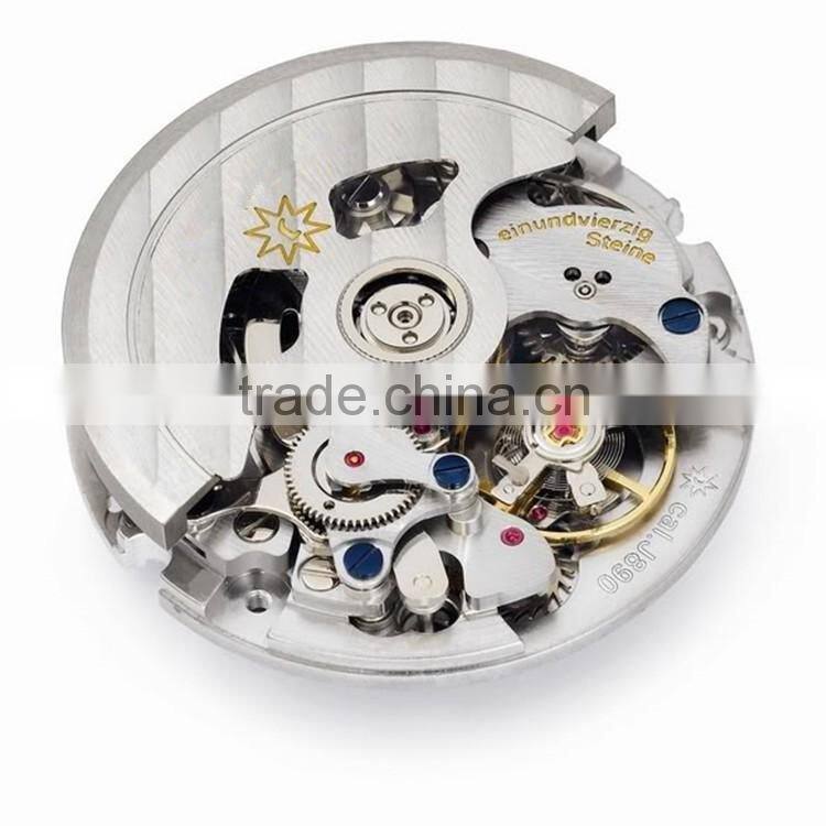 Fascinated watch collections germany design brand stainless steel case leather band men watch automatic
