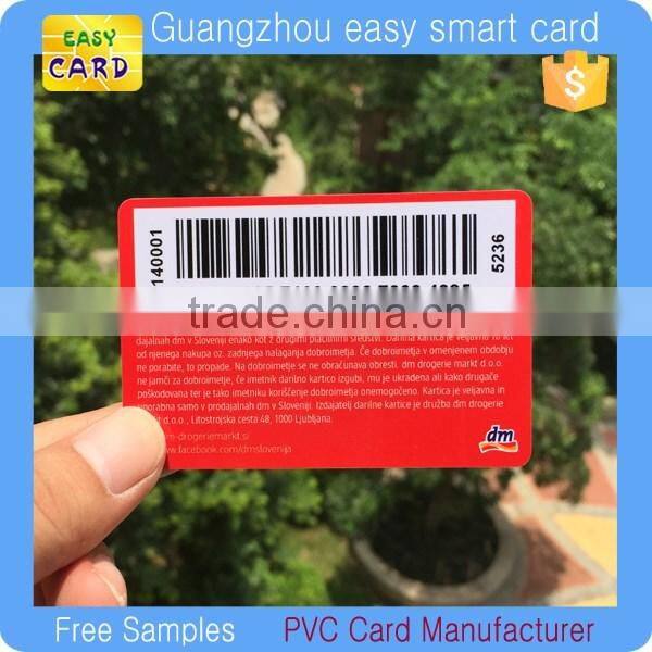 CR80 full color printing plastic card uv business card with uv QRr code and uv barcode