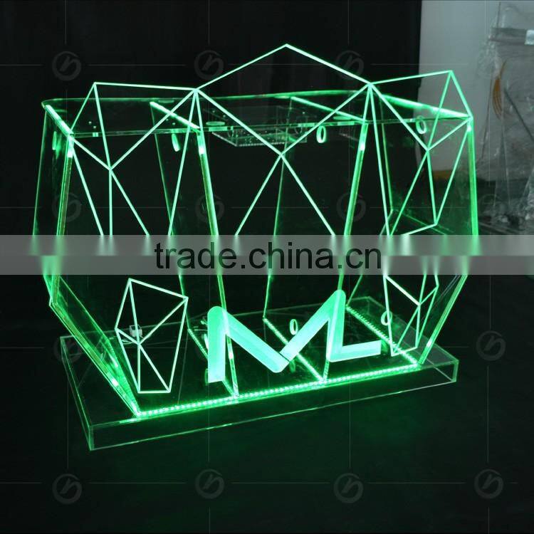 dj light with LED lights, dj facade, Bar Club Furniture blue light