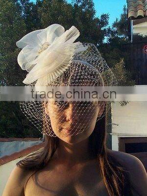 white wedding veils