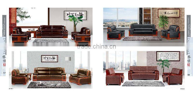 Antique and competive price leather sofa in china