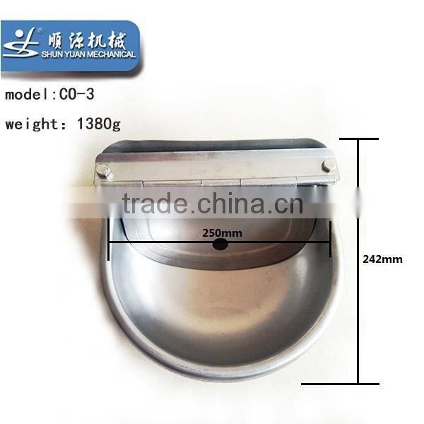 co-3 stainless drinking bowl for cows, cattle farm equipment