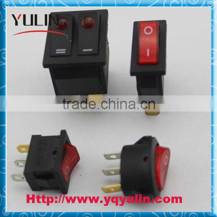 Power Khan PA66 KCD1 KCD8 KCD4 ON OFF 6A 250V Mini Rocker Switch