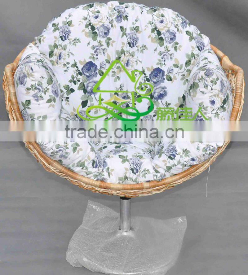 Natural Rattan Cane Wicker Round Lounge Sofa Chair