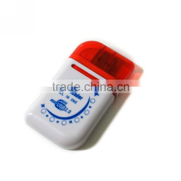 USB2.0 All in 1 Multi Memory Card Reader for Micro memory SD/TF/SD/MS/M2