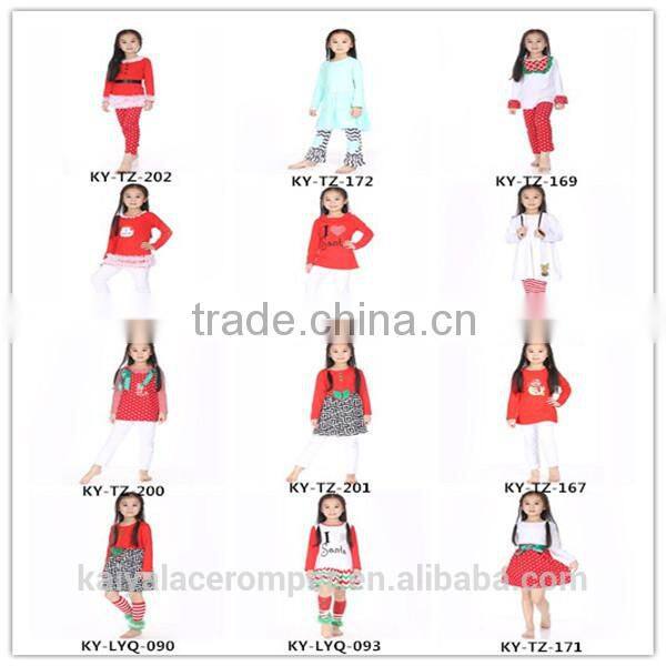 fashion fall kid clothes ruffle boutique girl clothing wholesale 2016