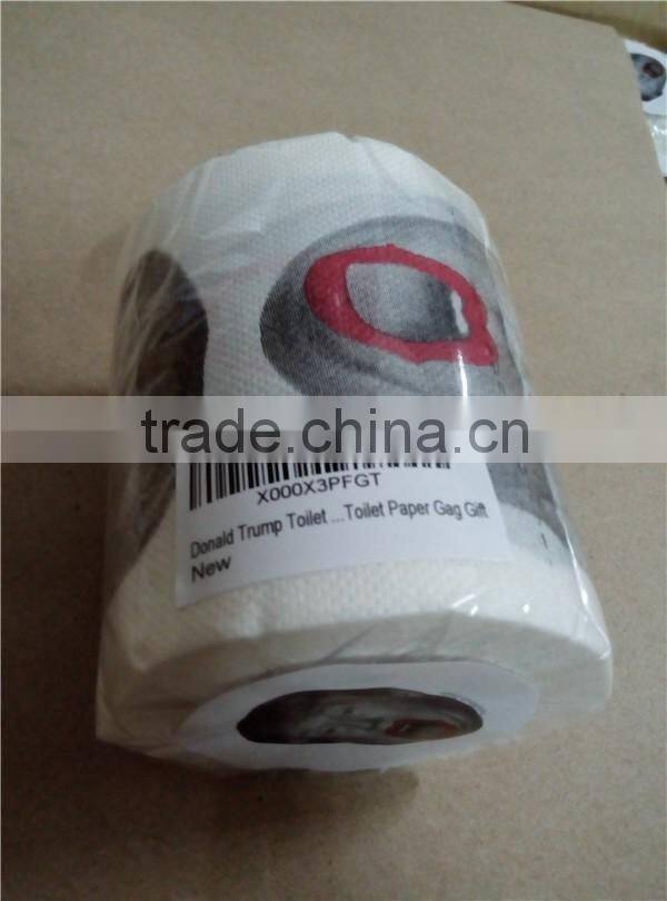 Donald Trump Toilet Paper Novelty Funny Toilet Paper Gag Gift