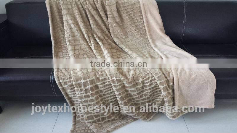 2014 New Arrival Embossed Micromink & Coral Fleece Blanket/Thick Double Layer Fleece Blanket/Warm Blankets For Winter