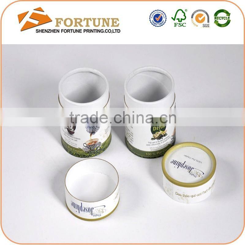 Wholesale kraft paper packaging round tube paper packaging box