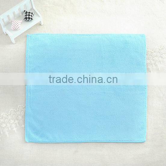 250gsm 14" X 14" High Absorbent Polyester Microfiber Cleaning Towel / Square Towel