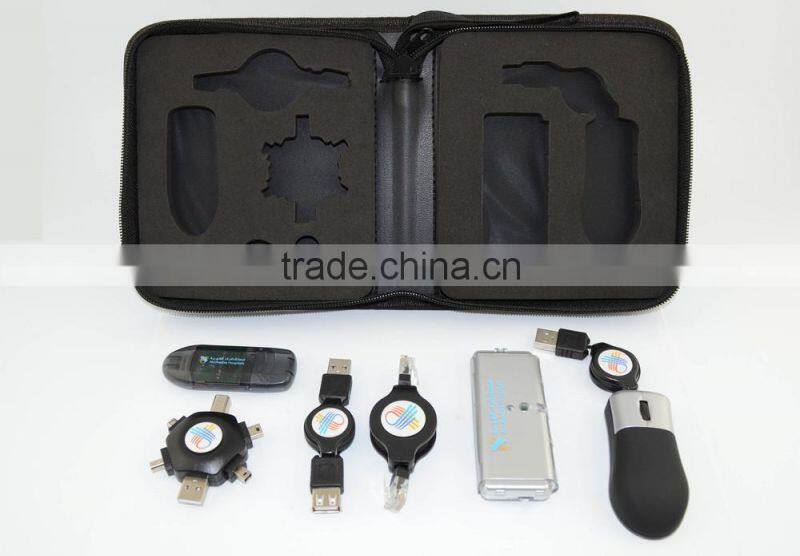 USB Accessory Travel Kit Mouse, Hub, Reader, cable