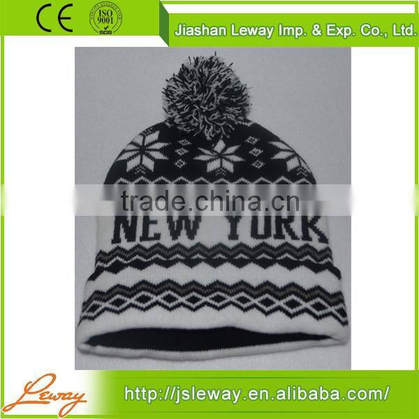 New design fashion knitted beanie cap