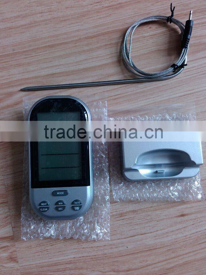 Digital lcd display l barbecue meat thermometer for grilling