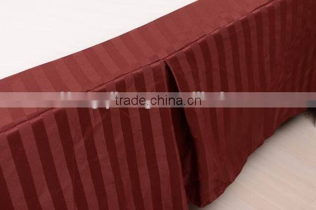 Cheap 100% Polyester Hotel Bed Skirt