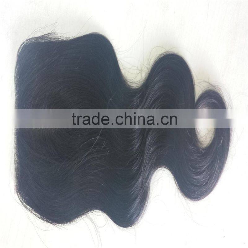 Alibaba express human hair brazilian silk base lace frontal front closure