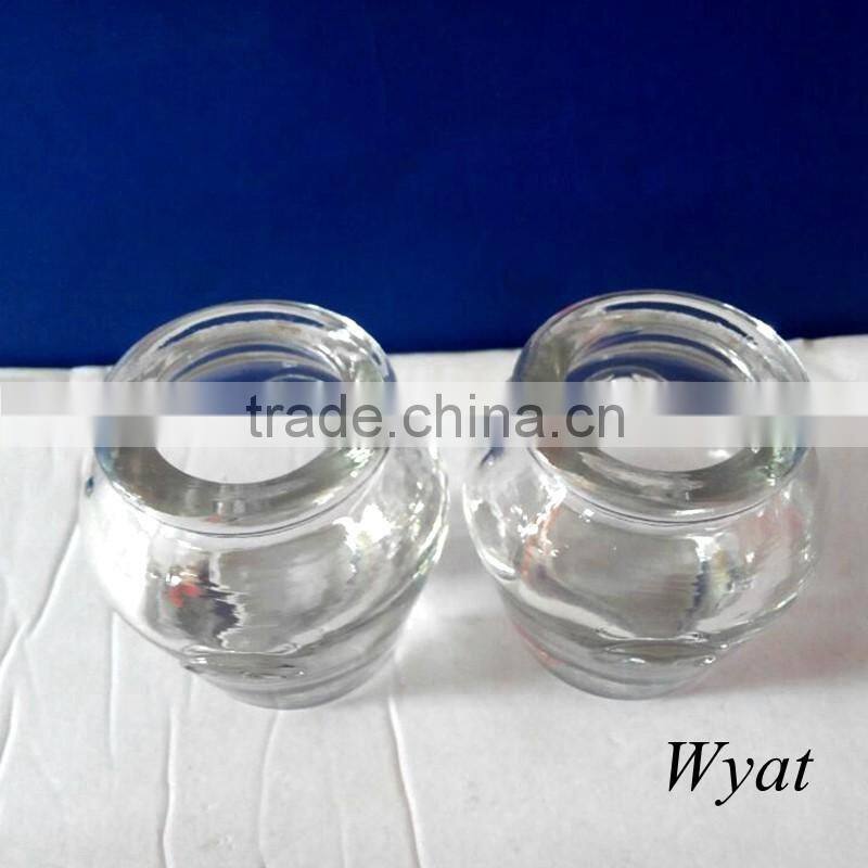 small 40ml glass candle holder small glass storage jars