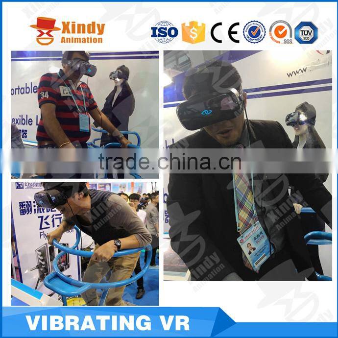 Hottest and amazing Vibrating standing VR 9D VR Roller Coaster 9D Cinema