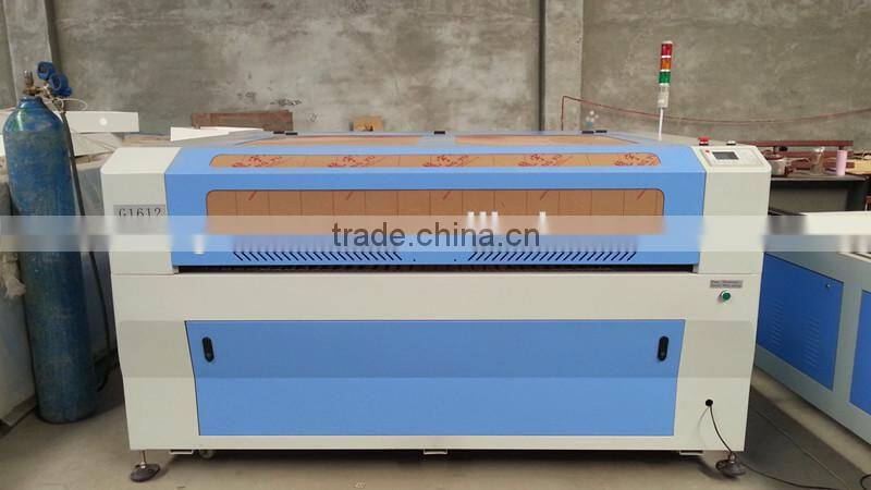 1mm stainless steel cutting with 150w reci laser machine G1612