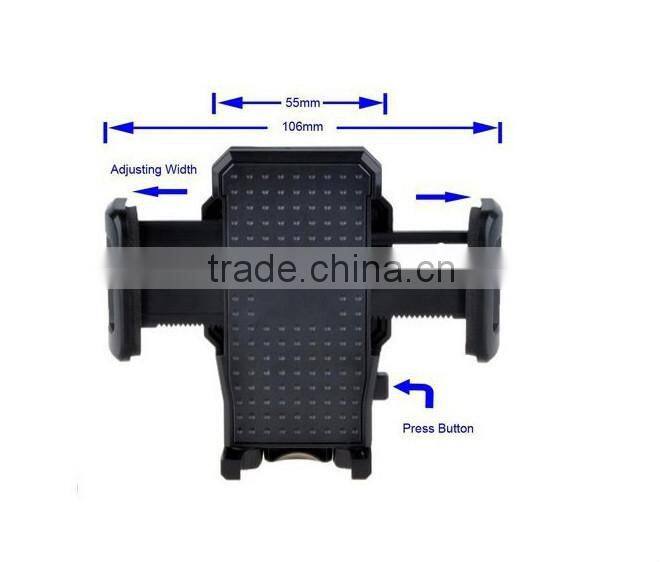 Car Phone Holder Universal Stander With Dual USB Cigarette Lighter for Mobile Phone / Smart Phone Holder