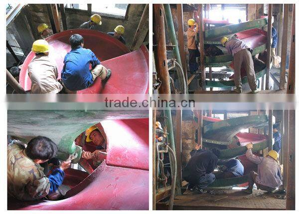 China spiral chute separating machine for mineral from Shanghai
