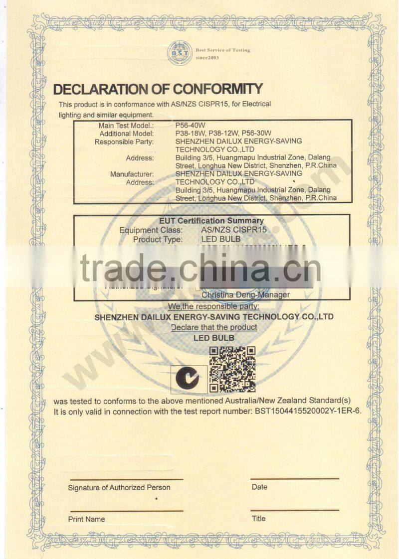 2015 big sale 2700k-6000k 40w par56 led replacement for outdoor lighting exported to Japan