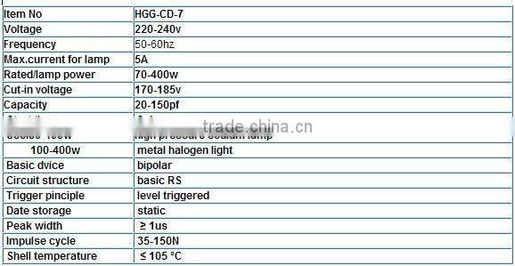 Electric igniter For sodium lamp 70-400w ignitor with cheap price