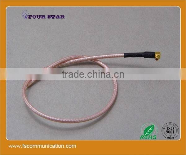 RG316 Cable Assembly with MCX Male Right Angle Connector At One Side