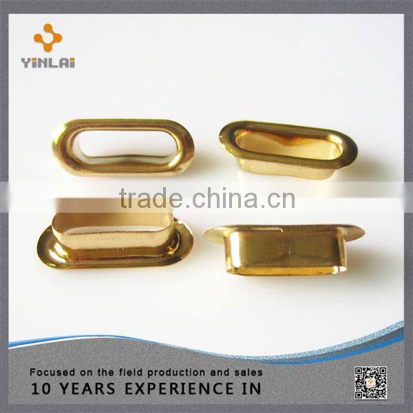 Shiny Iron high quality metal groove buckle for garment
